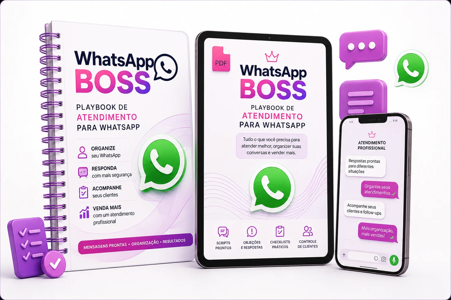 WhatsApp Boss — Playbook de Atendimento para WhatsApp